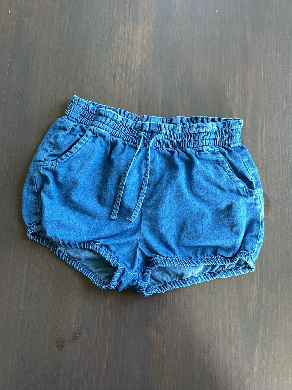 Baby Gap Blue Chambray Soft Cotton Summer Shorts Size 3T
